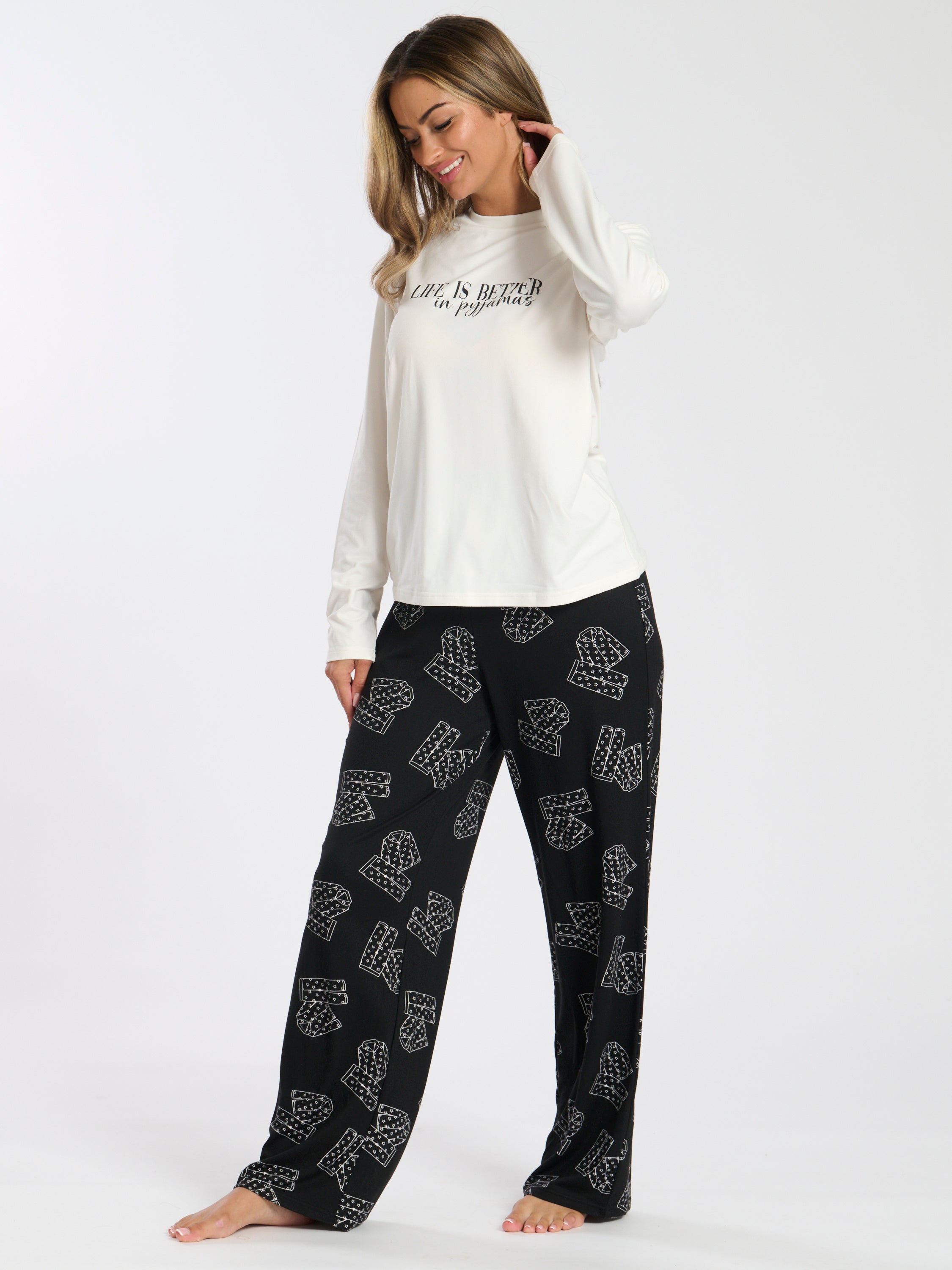 The Life Is Better In Pjs Set – Loungeable - Main Image