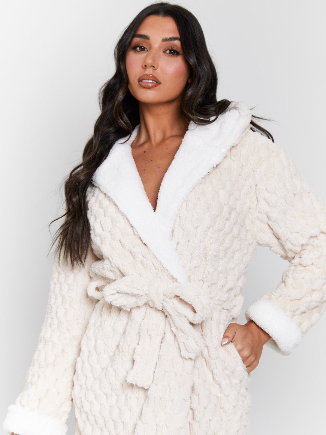 The Geo Gown In Cream